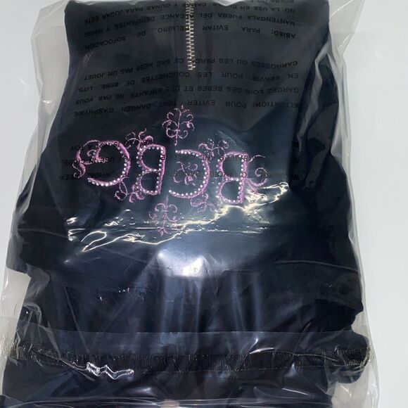 BCBGMAXAZRIA HOODIE SWEATER WOMENS Black new sz small - Picture 6 of 8